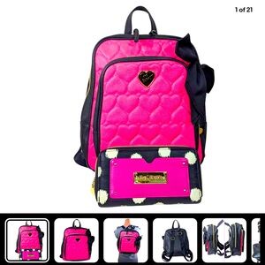 Betsy Johnson, backpack and matching wallet